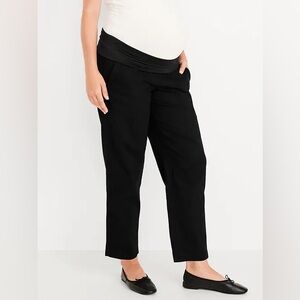 Maternity Rollover Waist Pants